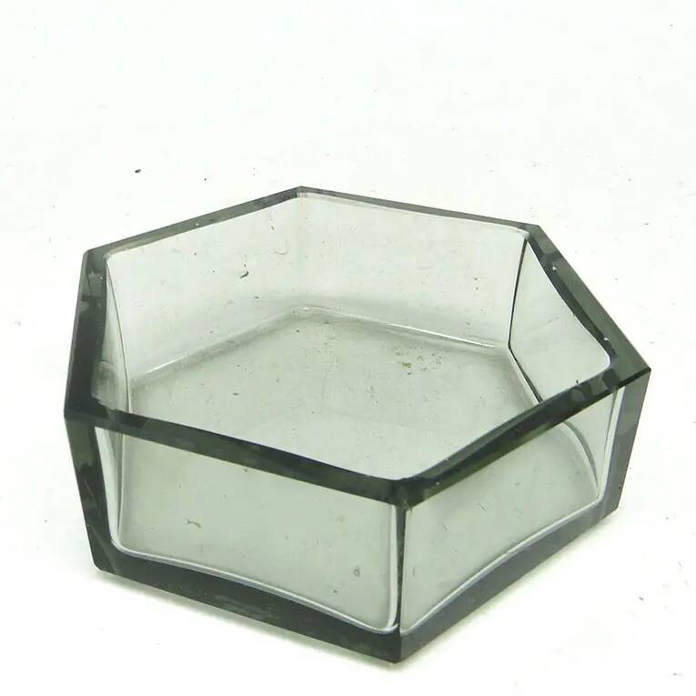 Organisateur art déco, cristal, Moser, Tchécoslovaquie, années 1930