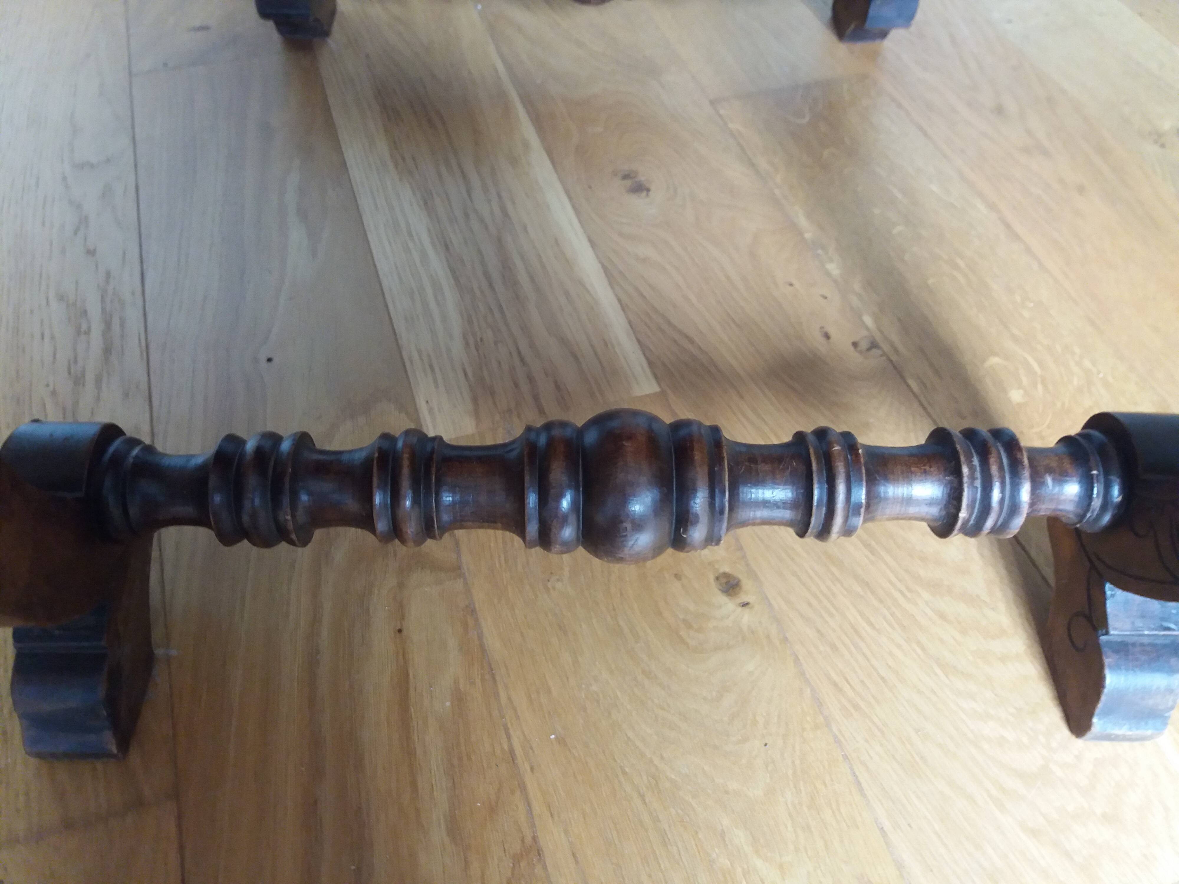 Dagobert curule armchair with chimera heads 19th century