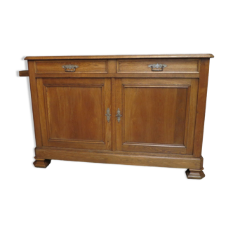 Vintage solid oak buffet