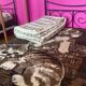 Large vintage bedspread 100% pure sheep wool, 1970s/80s.