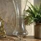 Engraved blown glass vase, 2000s