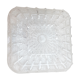 Molded glass ceiling lamp