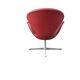 Swan chair by Arne Jacobsen for Fritz Hansen in Indian red leather