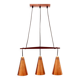Mid-Century Scandinavian Copper & Teak Pendant by Hans-Agne Jakobsson, 1950s
