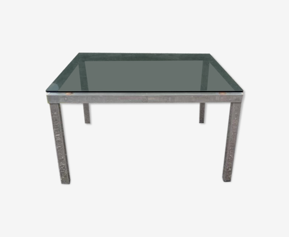 Coffee Table Glass And Chrome Metal, Small Glass Chrome Coffee Tables
