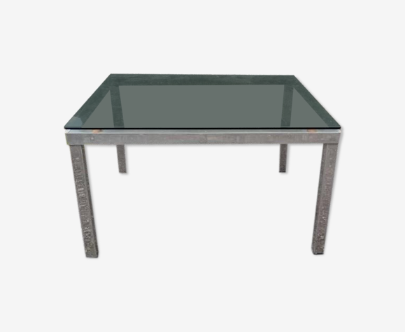 Coffee Table Glass And Chrome Metal Selency Coffee Table Glass And Chrome Metal, Small Glass Chrome Coffee Tables