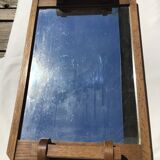 Art deco mirror tray solid wood