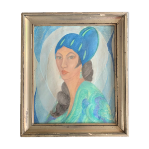 Pastel art déco - signature à