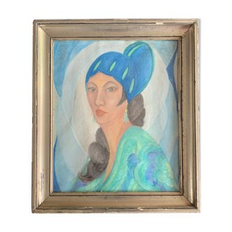 Pastel art deco - signature to identify