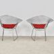 Diamond chairs by Harry Bertoia for Knoll, 1980s