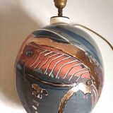 Vintage ceramic table lamp Height 61 cm