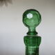 Carafe empoli made in italy diamond tip glass 60s 70s