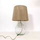 Table lamp from the 70s and 80s and its rope lampshade.