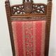 Pair of Gothic-style walnut lounge chairs, 19th century