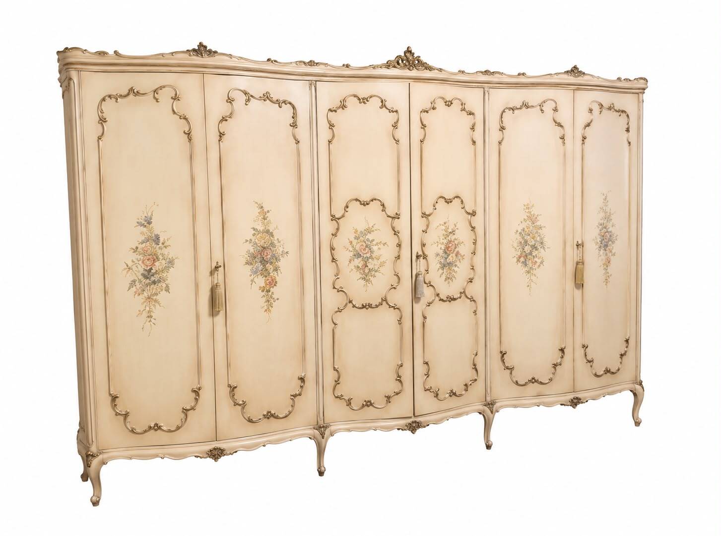 Venetian Style Bedroom Suite, Italy, Mid-20th Century