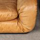 Vintage 20thc pair of italian leather lounge chairs by rossi di albizzate