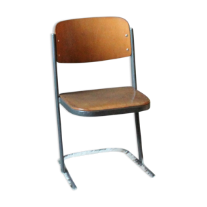 Chaise d’école enfant vintage