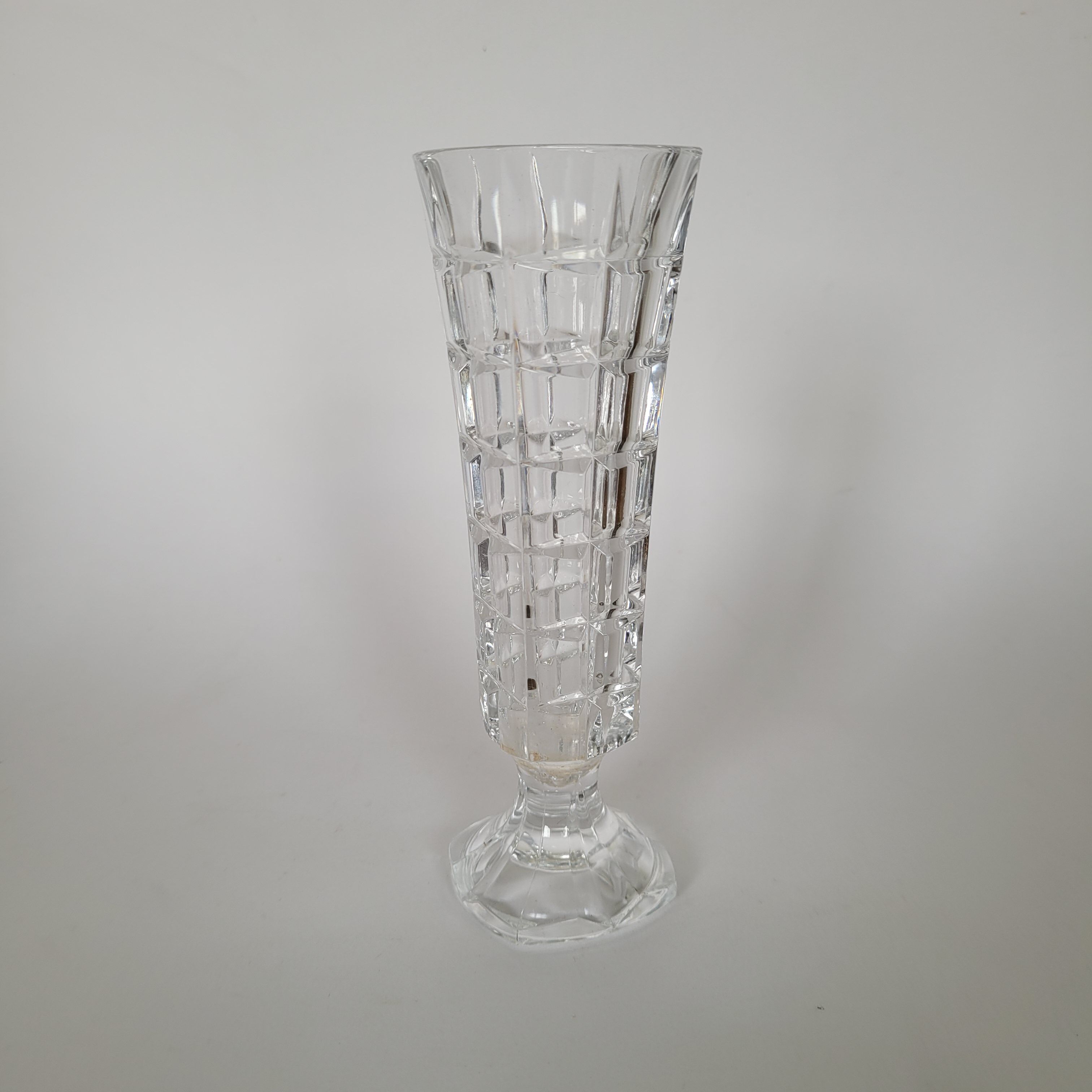 Crystal soliflore vase