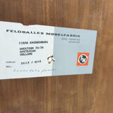 Bibliothèque murale en palissandre par Kai Kristiansen pour Feldballes Mobelfabrik, Danemark années 1950