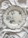 Round ironstone dish “Pavots” Choisy le Roi