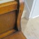 Rare entrance bench - Old chest bench - toy chest - oak color