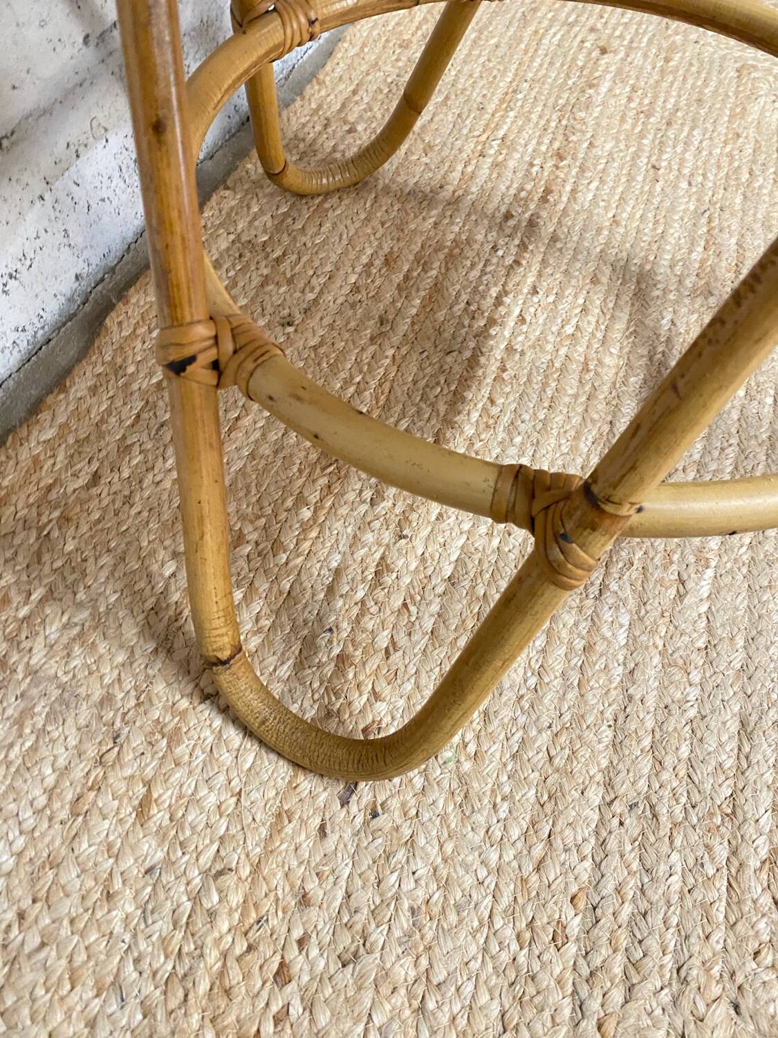 Small rattan table