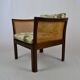 Pair of mahogany chairs model Plexus by Illum Wikkelso for C.F. Christensen in Silkeborg