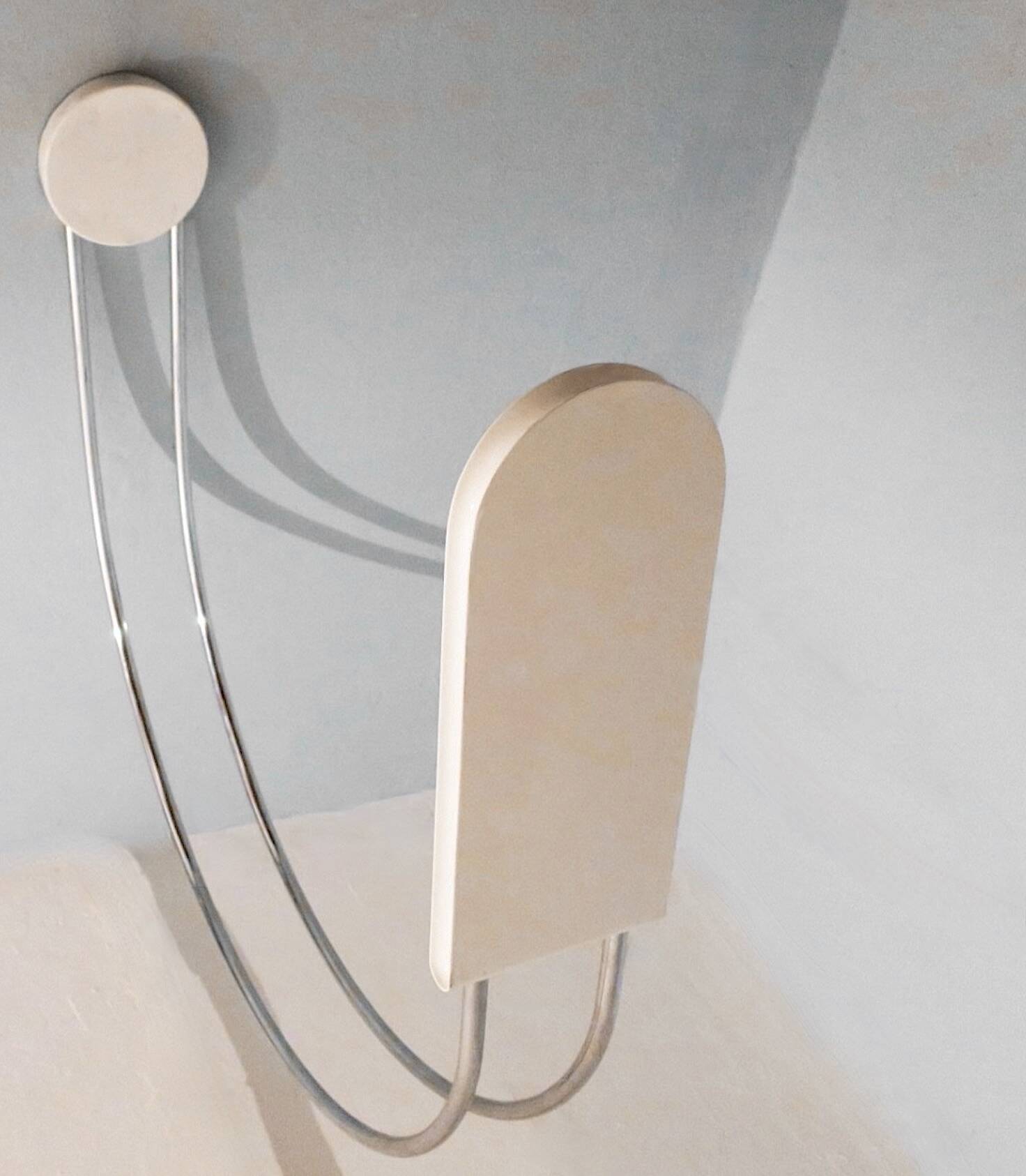 Mid century arc ceiling or wall light by Bruno Gecchelin, Italy 1970s