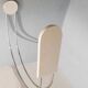 Mid century arc ceiling or wall light by Bruno Gecchelin, Italy 1970s