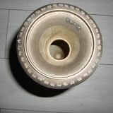 Hand-decorated bronze vase
