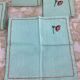 6 Antique tea towels