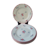 Lot de 5 assiettes de sarreguemines