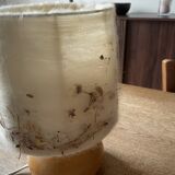 1970s wooden ball lamp