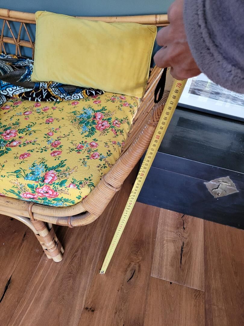 Bench basket 1950 of the Ateliers Cannois ROTINDART.