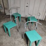 4 Dr Glob chairs by Philippe Starck