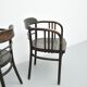 Model 6093 beech chairs by Jacob & Josef Kohn, Vienna, 1890s, set of 2