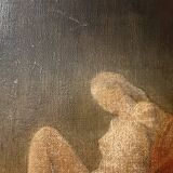 Oil on canvas female nude