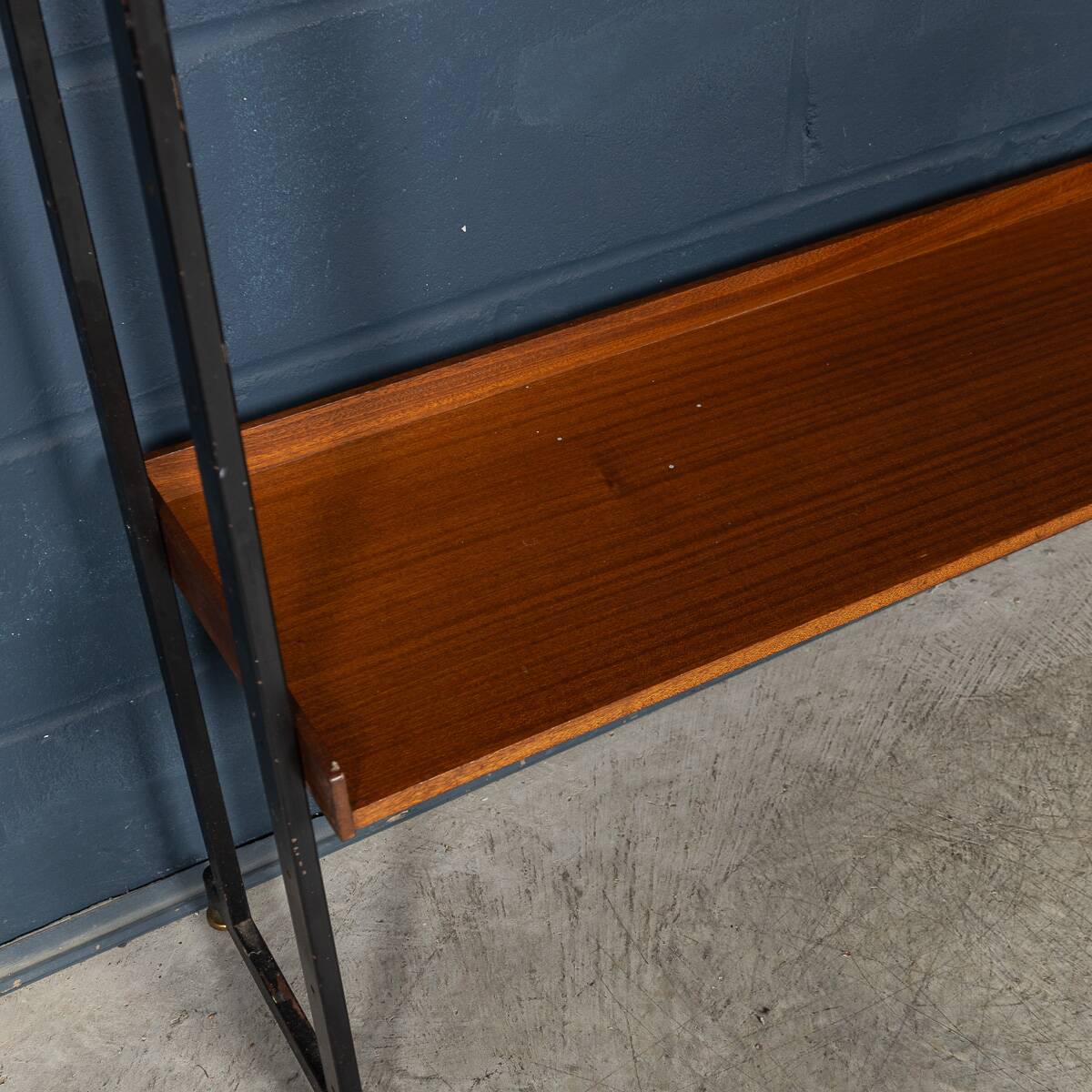 Vintage 20thc italian modular teak wall cabinet c.1960