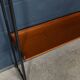 Vintage 20thc italian modular teak wall cabinet c.1960