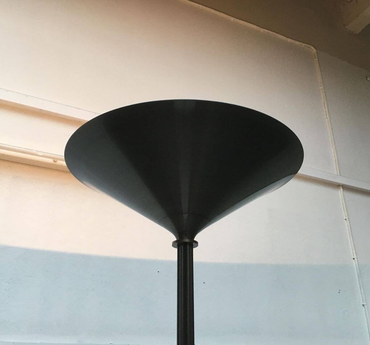 Vintage Italian Postmodern Floor Lamp with Marble Base