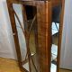 Art deco vintage brocante display cabinet walnut 1920-1930