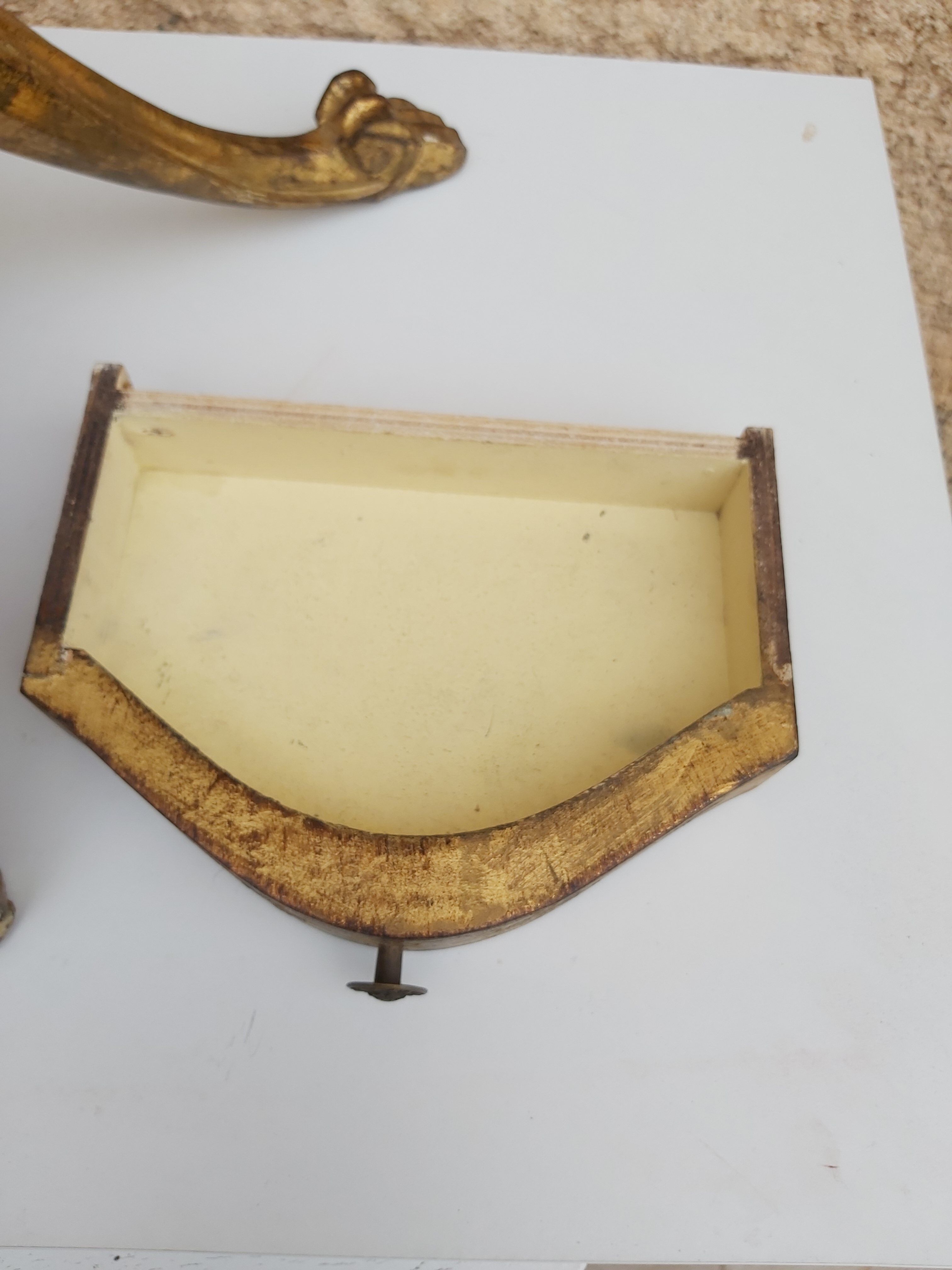 Wall console gilded wood Italy