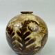 Camille Tharaud, round vase model Fougères, Limoges, Art Deco circa 1930