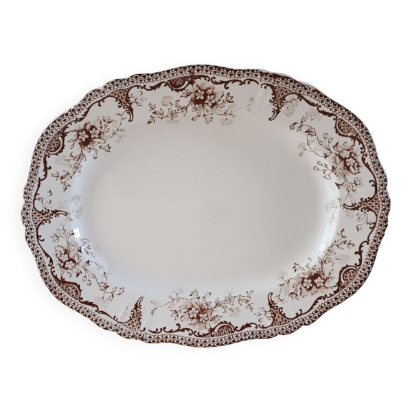 Plat de service terre de fer Made un England