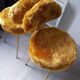 Pair of chairs pelfran mustard synthetic fur