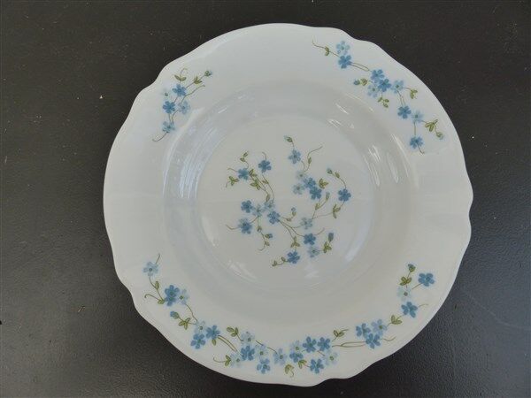 Arcopal hollow plates blue flowers model Veronica