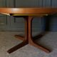 Table Baumann scandinave ronde 1970 rallonges a systeme 4 à 8 personnes