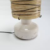Vintage lamp from the 70s, design 1970s, ACCOLAY ceramic, resin, fiberglass