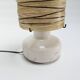 Lampe vintage années 70 design 1970 ACCOLAY céramique résine fibre de verre