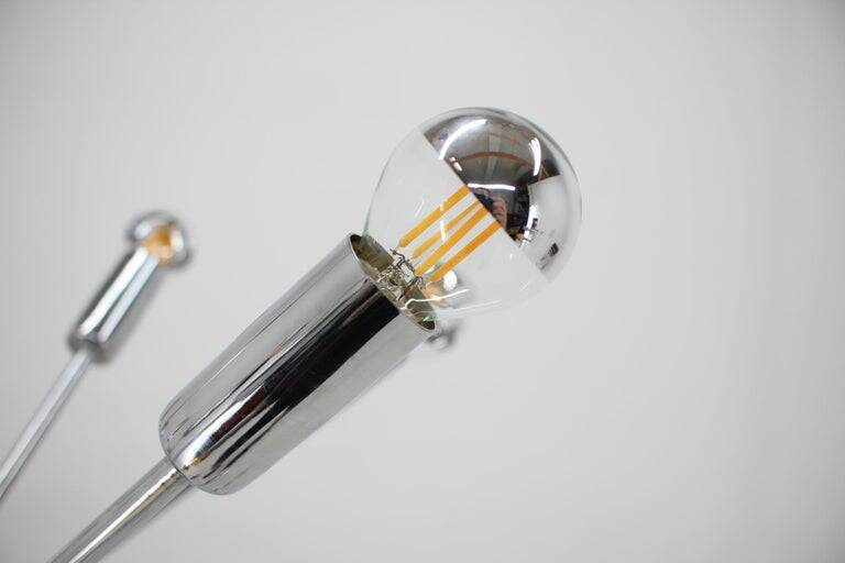 Chrome Pendant of the Space Age, Mid-Century, Sputnik, 1980s